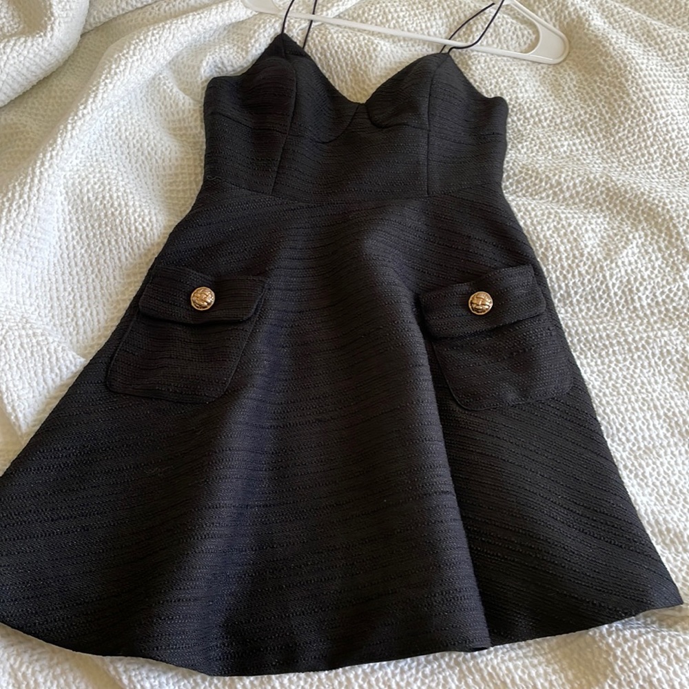 Black dress party dress